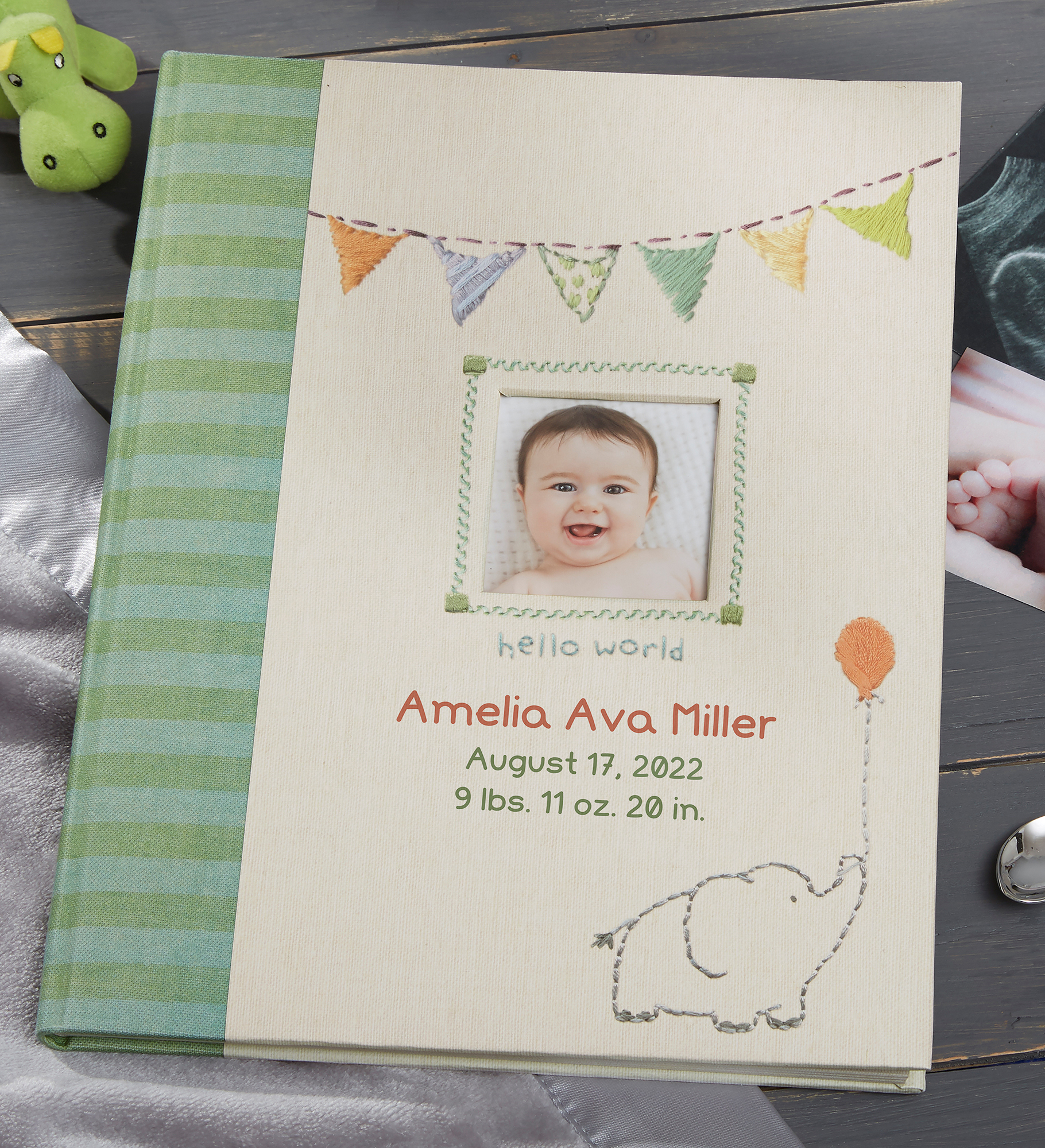Made With Love Personalized Baby Memory Book